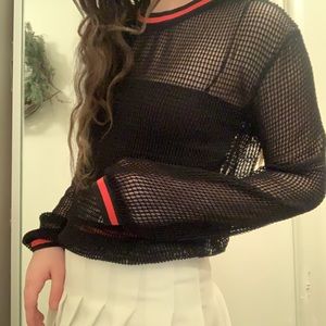 fishnet long sleeve